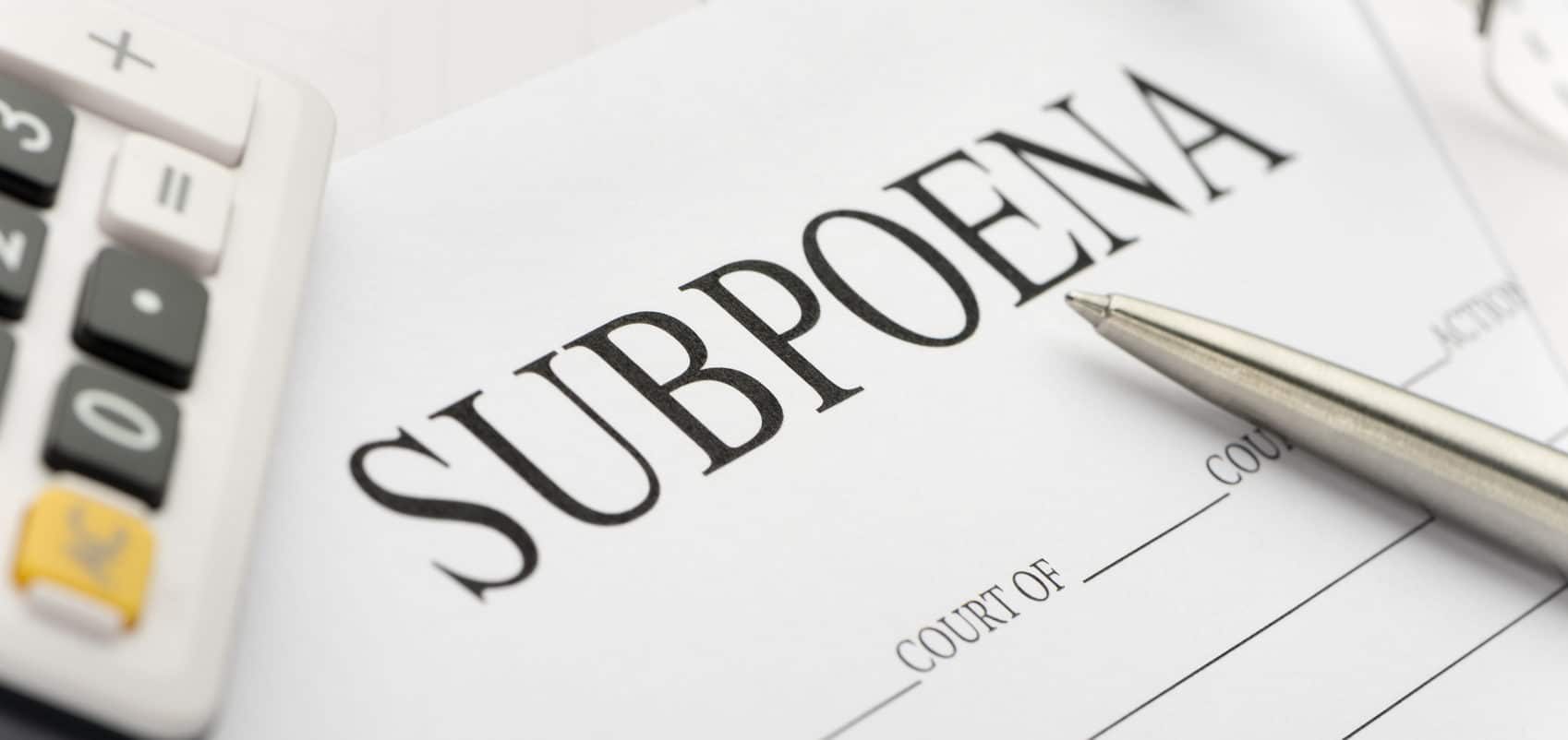 Subpoena