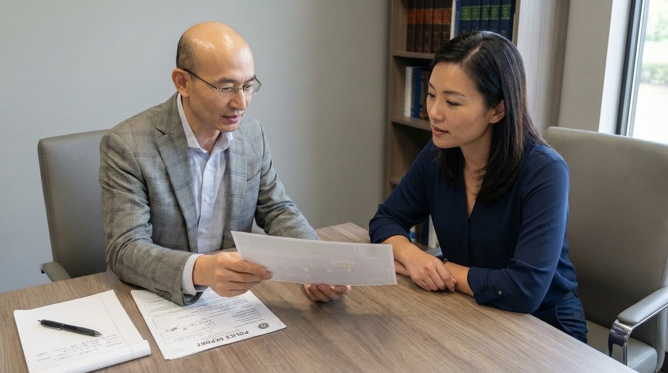 Alex and Client at Goodlaw