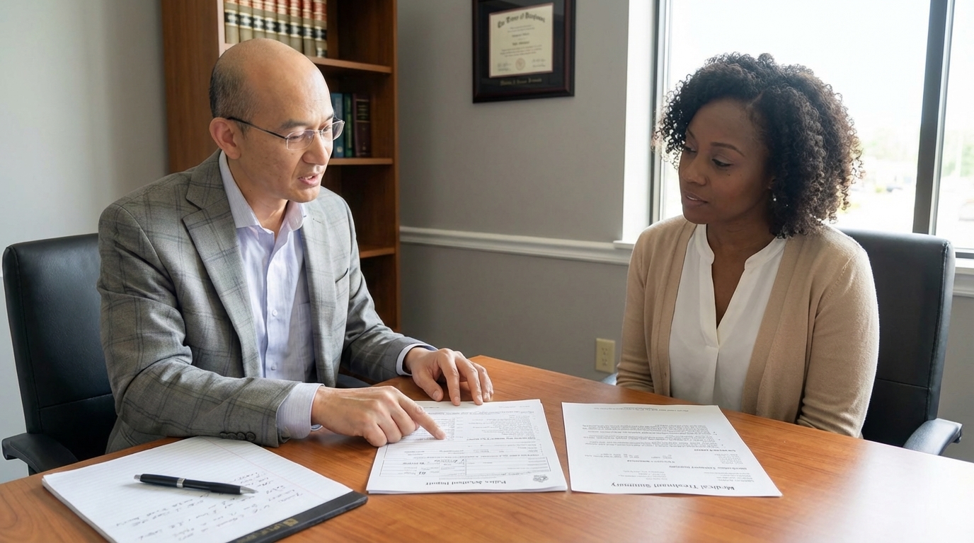 GoodLaw attorney with client