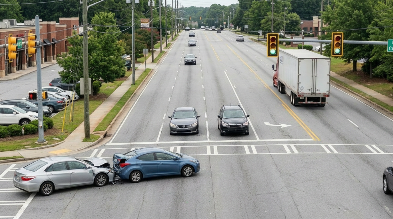 Injured Drivers Rear End Accident in Atlanta